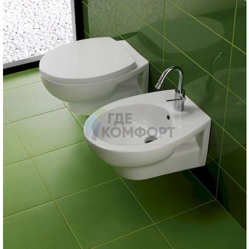 Подвесной унитаз Hatria Erika Pro с системой скрытого монтажа - фото 3