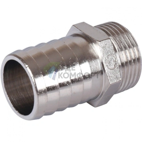 Штуцер НР 3/4x25, никелированный Stout - фото 4