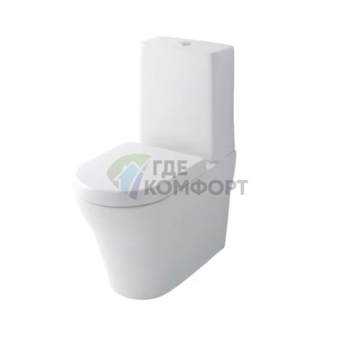 Унитаз-компакт TOTO MH CW161Y с бачком MH SW10044G1 без сиденья - фото 1