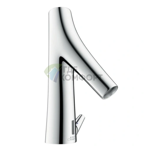 Электронный смеситель для раковины AX Starck Organic с регулировкой температуры и сетевым питанием, хром (12173000) - фото 1