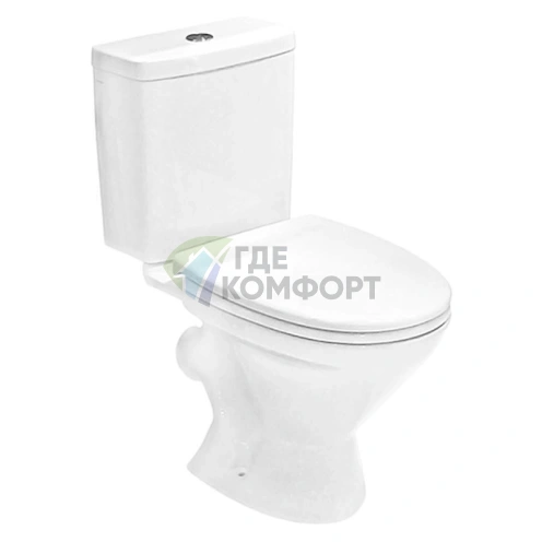 Унитаз-компакт Santek Лига WH302141 с косым выпуском - фото 1