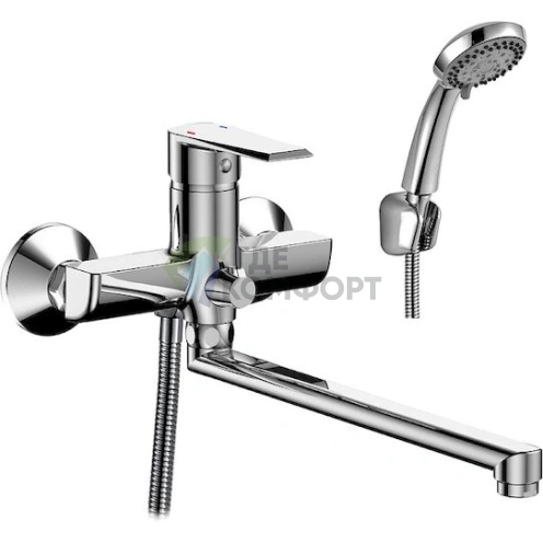 Смеситель Rossinka RS28-33 универсальный с поворотным изливом - фото 1