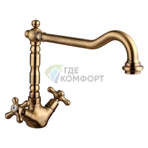 Смеситель Lemark Vintage LM2805B для кухни - фото 1