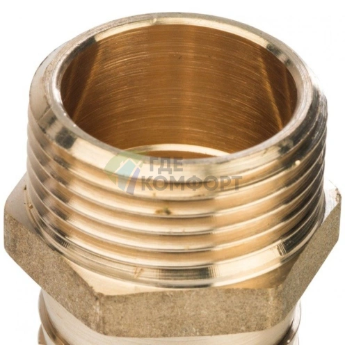 Штуцер с наружной резьбой STOUT НР 1 x 25 - фото 3