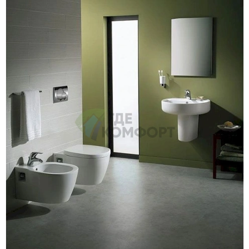 Подвесной унитаз Ideal Standard Connect E804601 укороченный - фото 5