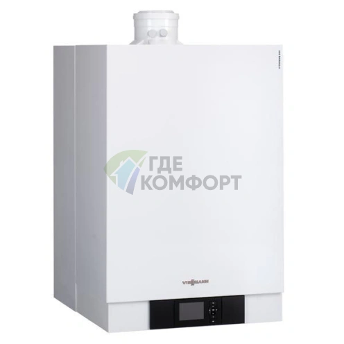 Газовый конденсационный настенный котел Viessmann Vitodens 200-W 49кВт B2HAK12 с панелью HO2B фото 1