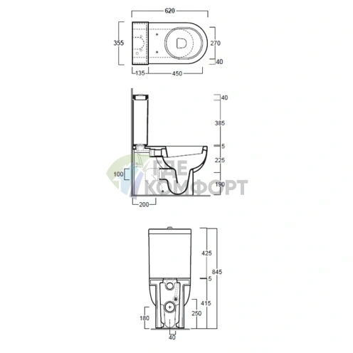 SIMAS E-LINE Белое сиденье из терморезины с хромированными шарнирами микролифт (EL004 bi/cr) - фото 2