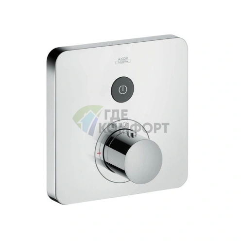 Термостатический смеситель для душа AX ShowerSelect скрытого монтажа в хроме (36705000) - фото 1