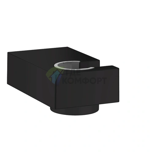 Настенный держатель для ручного душа HG, черный матовый (28387670) - фото 1