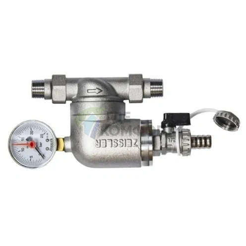 Фильтр Zeissler 100 мкм, с манометром, ZSf.303.0104N 1/2