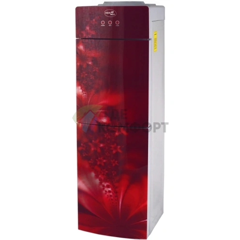 Кулер для воды напольный Aqua Well 2-JX-5 ПКС YLR-2-JX-5 красный с флуоресцентным рисунком - фото 1