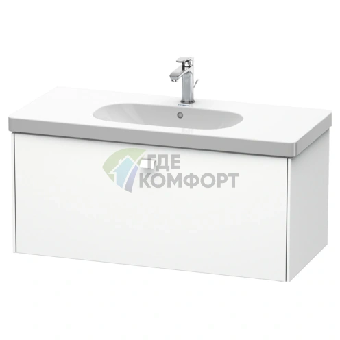 Тумба подвесная Duravit Brioso 1020 мм с выдвижным ящиком, белая матовая (BR404701818) - фото 1