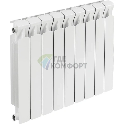 Биметаллический радиатор RIFAR Monolit Ventil 500 9 секций НП левое фото 1