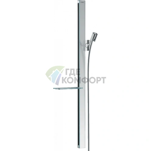 Штанга для душа HG Unica E 90 см со шлангом, хром (27640000) - фото 1