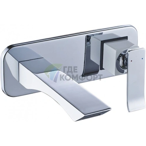 Смеситель для раковины Lemark Contest LM5826CW с изливом - фото 1