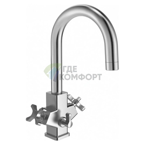 Надежный кухонный смеситель Zorg Inox Ibix из нержавеющей стали - фото 1