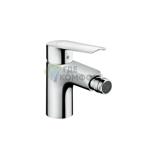 Смеситель для биде Hansgrohe Logis E с донным клапаном, хром (71232000) - фото 1