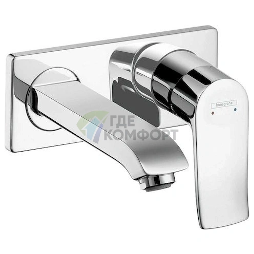 Стильный смеситель Hansgrohe Metris 31086000 для вашей раковины - фото 1