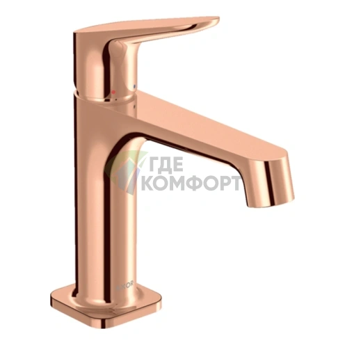 Смеситель для раковины AX Citterio M в полированном красном золоте (34017300) - фото 1