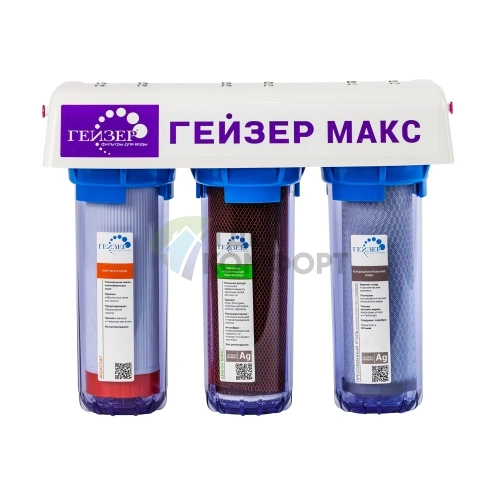 Фильтр для воды Гейзер Макс прозрачный 16025 (Geizer) - фото 1