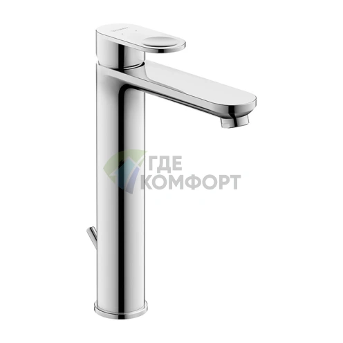Смеситель для раковины Duravit B.3 высокий с донным клапаном, хром (B31030001010) - фото 1
