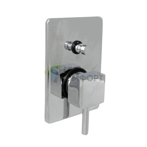 Смеситель для душа Nicolazzi Antelao встраиваемый с переключателем, хром (3896CR) - фото 1