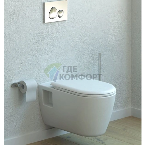 Подвесной унитаз Creavit TP328 — компактное решение для современного санузла - фото 2