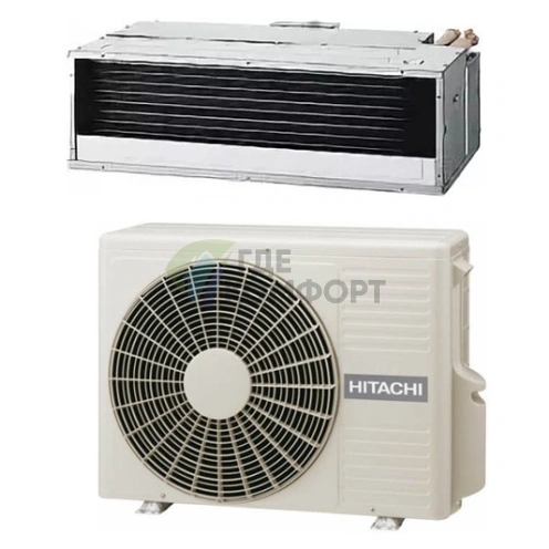 Кондиционер канальный Hitachi RAC-35NPA/RAD-35RPA 4 кВт inv - фото 1