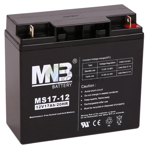 Аккумуляторная батарея MNB MS 17-12 - фото 1