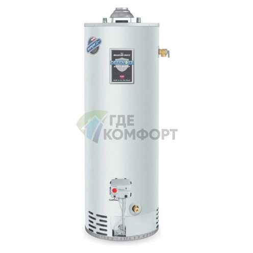 Газовый накопительный напольный водонагреватель Bradford White RG275H6N 284 л 22-3 кВт энергонезависимый - фото 1