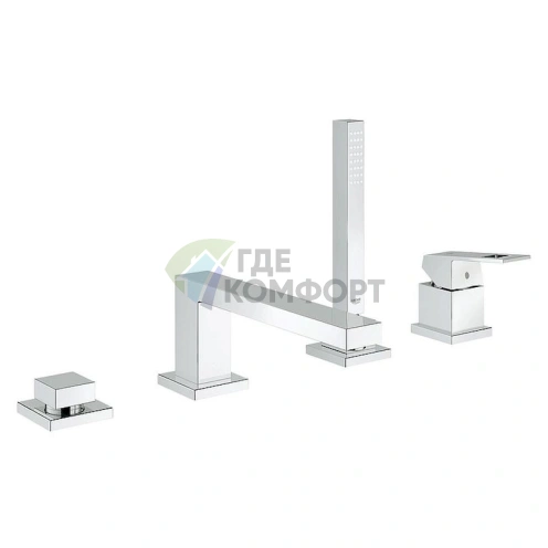 Смеситель Grohe Eurocube для установки на борт ванны 19897000 - фото 1