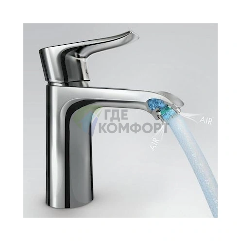 Смеситель для раковины Hansgrohe Metris 31084000 - фото 2