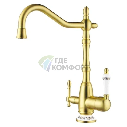Смеситель для кухни Zorg Clean Water ZR 312 YF-50-BR light - фото 1