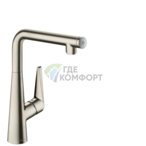 Кухонный смеситель Hansgrohe Talis M51 с вытяжным душем и поворотным изливом (73850800) - фото 1