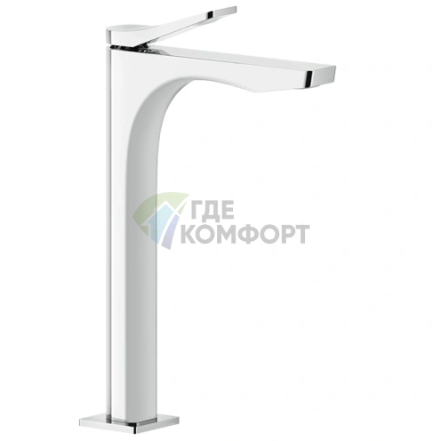 GESSI Rilievo Однорычажный смеситель для раковины без донного клапана, хром (59004#031) - фото 1