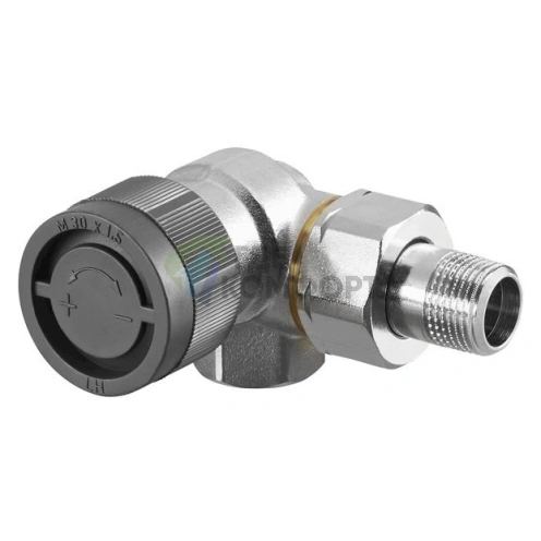 Клапан термостатический Oventrop A 1/2 (DN 15) M30x1-5 1181392 трехосевой левый - фото 1