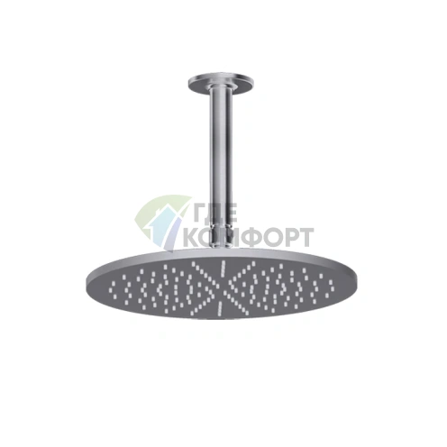 GESSI INCISO Шарнирная потолочная душевая головка с индивидуальной длиной 105-1855 мм, цвет Finox (58250#149) - фото 1