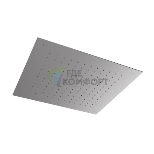 Душевая лейка Almar потолочная встраиваемая 500х500 мм, нержавеющая сталь (E044024.MS) - фото 1