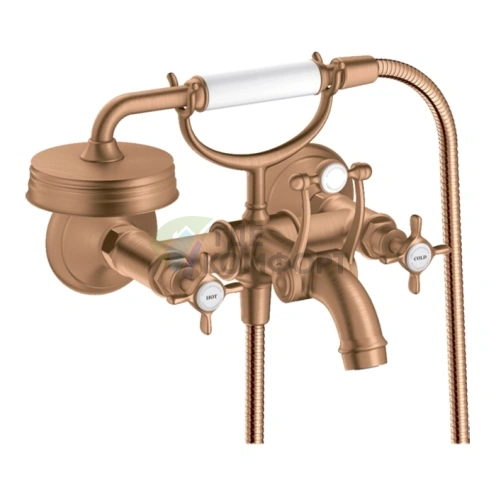 Смеситель для ванны AX Montreux в цвете шлифованная бронза (16540140) - фото 1