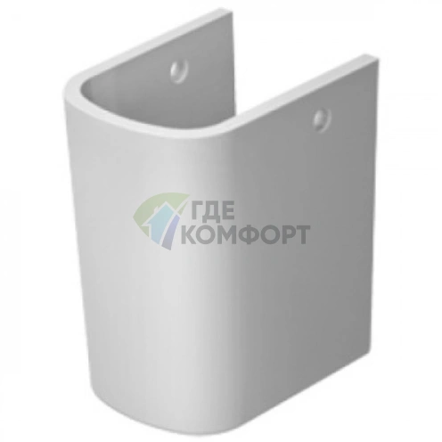 Полупьедестал для раковины DURAVIT Happy D2 21x31 см белый (858320000) - фото 1