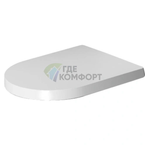 Эргономичное сиденье для унитаза Duravit Me by Starck с микролифтом (20190000) - фото 1