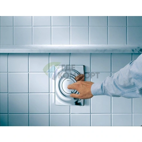 Кнопка смыва для унитаза Grohe Surf 38574000 хром - фото 2