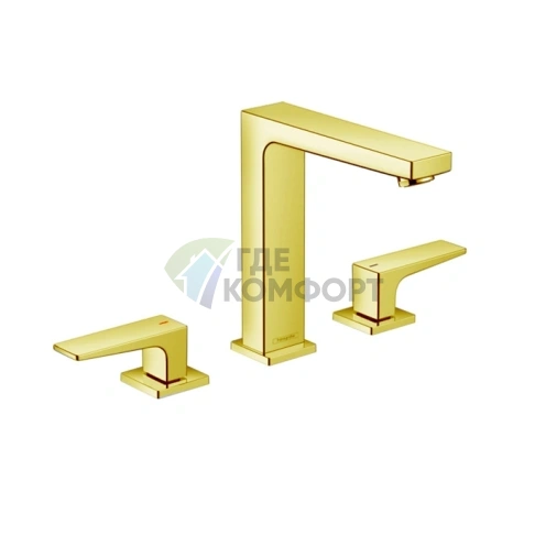 Смеситель для раковины Hansgrohe Metropol 160 золото (32515990) - фото 1