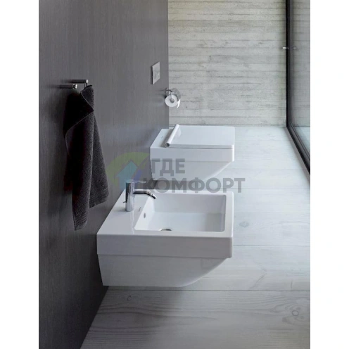 Подвесной унитаз Duravit Vero Air 252509 безободковый (2525090000) - фото 3