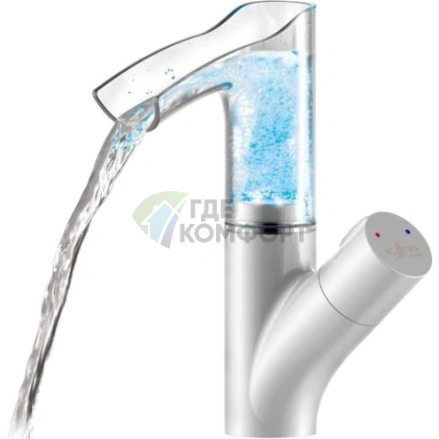 Смеситель для раковины Rossinka Z Z35-30W с LED-подсветкой - фото 2