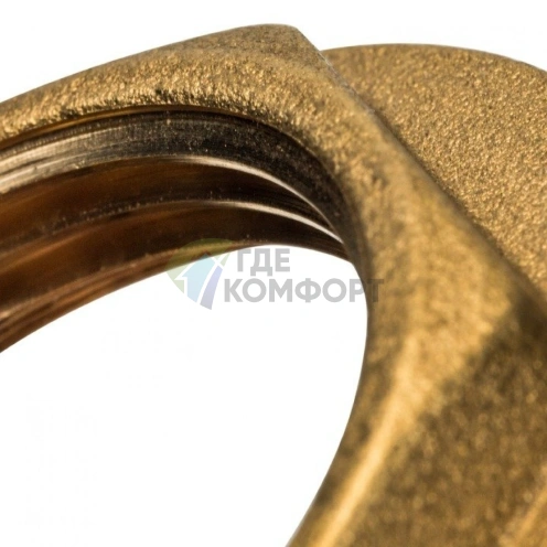 Контргайка STOUT с упором 1 латунная - фото 6