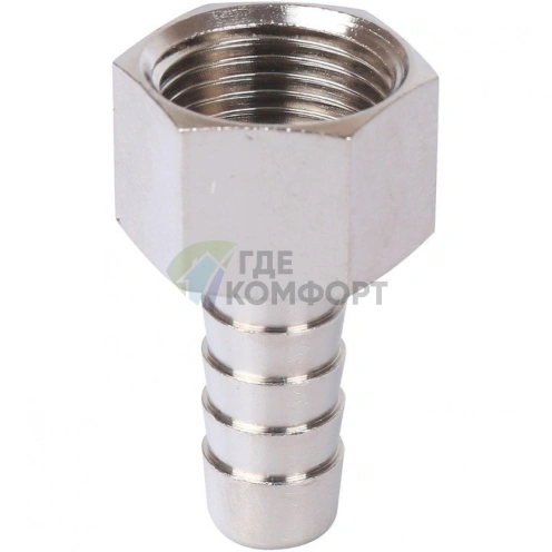 Штуцер ВР 1/2x14, никелированный Stout - фото 1