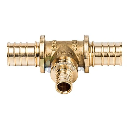 Stout Тройник переходной 25x16x25 для труб из сшитого полиэтилена аксиальный - фото 2