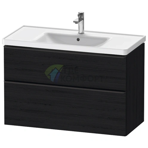 Подвесная тумба Duravit D-Neo с 2 ящиками, цвет Black Oak, 984x452x625 мм (DE435601616) - фото 1