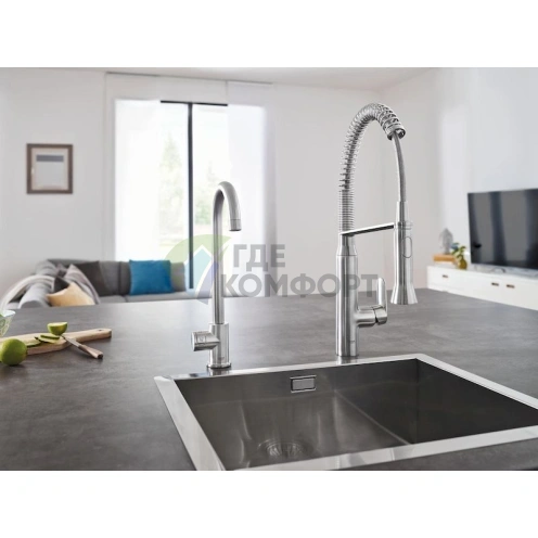 Кухонный кран Grohe Blue Home 31498000 для фильтрации и газирования воды - фото 2